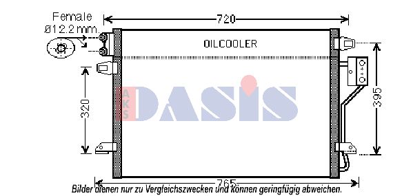 AKS DASIS Lauhdutin, ilmastointilaite 522031N